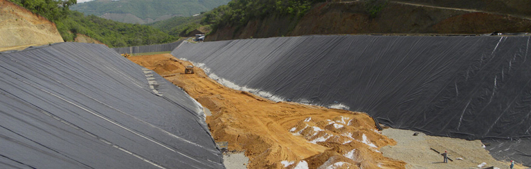 Mining Leach Pads and Solution Ponds